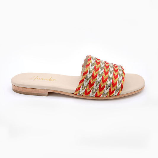 Slide Sandal - Red Zembaba