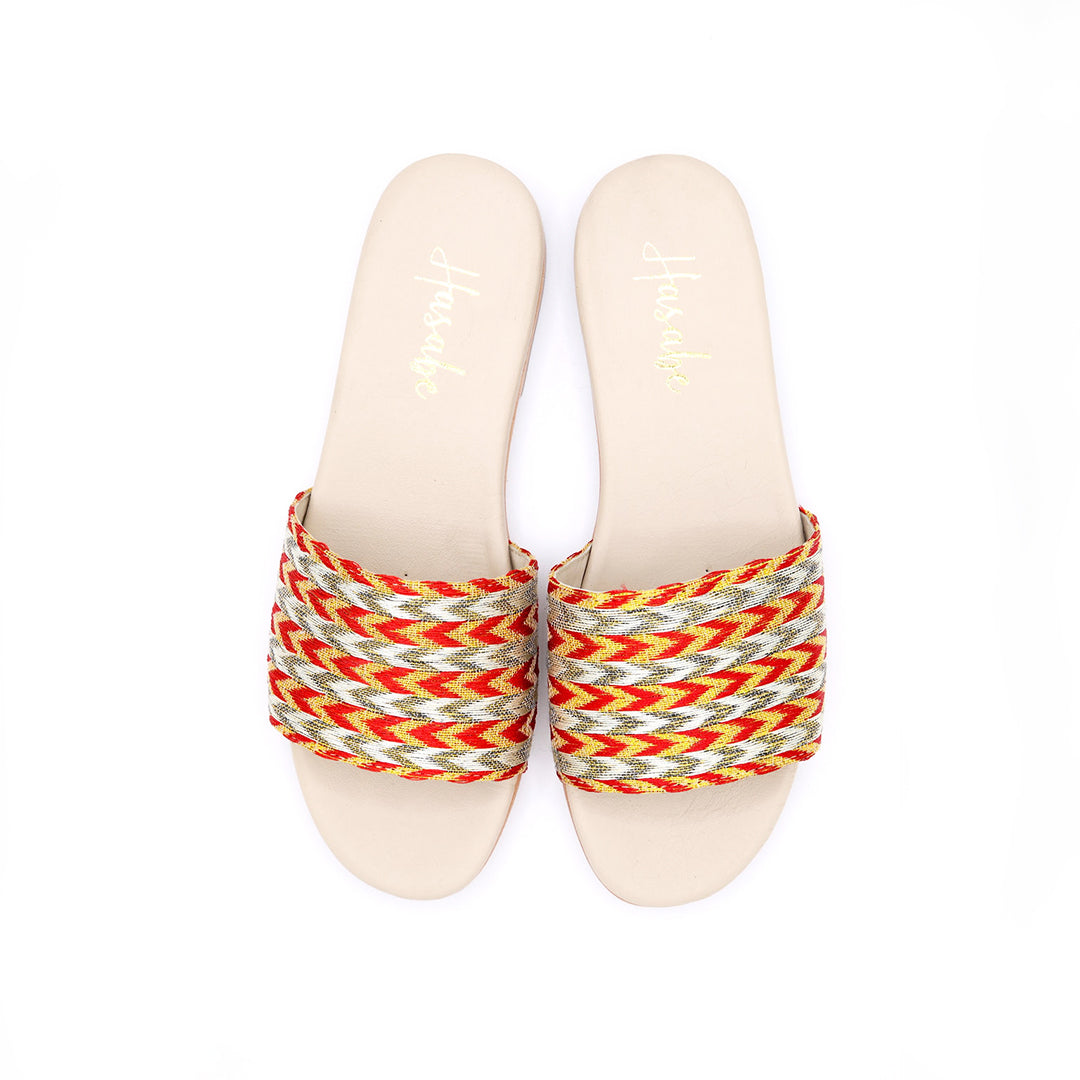 Slide Sandal - Red Zembaba